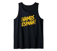 Let's Go Spain! en Lettres Jaunes espagnoles Débardeur