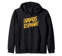 Let's Go Spain! en Lettres Jaunes espagnoles Sweat à Capuche
