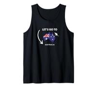 Let's go to Australia Work and Travel Australie Roadtrip Débardeur