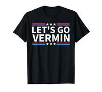 Let's Go Vermin, juste un simple texte Word uniquement, Votez Blue 2024 T-Shirt