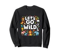 Let's GO Wild Jungle Animals (en Anglais) Sweatshirt