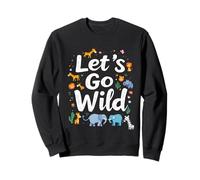 Let's Go Wild Jungle Animals Sweatshirt