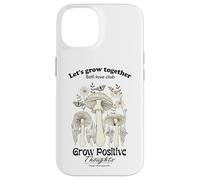 Let's Grow Together Cool Quotes Illustration Graphic Designs Coque pour iPhone 14