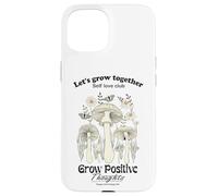Let's Grow Together Cool Quotes Illustration Graphic Designs Coque pour iPhone 15