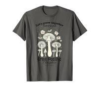 Let's Grow Together Cool Quotes Illustration Graphic Designs T-Shirt