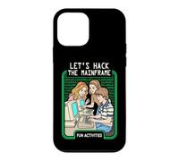 Let's Hack The Mainframe Funny Computer Hacker Programmer Coque pour iPhone 12 Mini