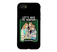 Let's Hack The Mainframe Funny Computer Hacker Programmer Coque pour iPhone SE (2020) / 7/8