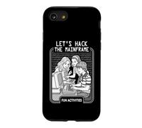 Let's Hack The Mainframe Funny Computer Hacker Programmer Coque pour iPhone SE (2020) / 7/8