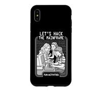 Let's Hack The Mainframe Funny Computer Hacker Programmer Coque pour iPhone XS Max