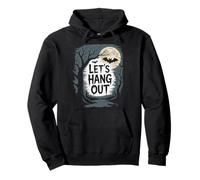Let's Hang Out - Arbre Lune Halloween Night Sweat à Capuche