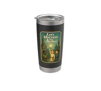 Let's Harvest the Aether - Empire tartarien rétro vintage Gobelet isotherme en acier inoxydable double paroi