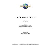 LET'S HAVE A DRINK