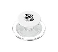 Let's Jazz Things Up Amateurs de Musique rétro PopSockets PopGrip pour MagSafe