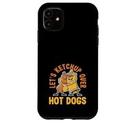 Let's Ketchup Over Hot Dogs Amoureux des Hot-Dogs Coque pour iPhone 11