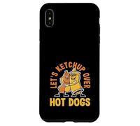 Let's Ketchup Over Hot Dogs Amoureux des Hot-Dogs Coque pour iPhone XS Max