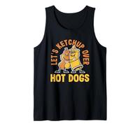 Let's Ketchup Over Hot Dogs Amoureux des Hot-Dogs Débardeur