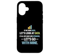 Let's Look at Data - Data Science Statistics Data Analyst Coque pour iPhone 16