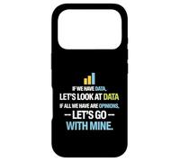 Let's Look at Data - Data Science Statistics Data Analyst Coque pour iPhone 17 Pro
