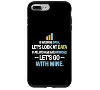 Let's Look at Data - Data Science Statistics Data Analyst Coque pour iPhone 7 Plus/8 Plus