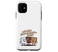 Let's Make S'more Memories Tonight Camper Funny Camping Coque pour iPhone 11