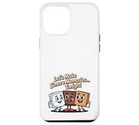 Let's Make S'more Memories Tonight Camper Funny Camping Coque pour iPhone 12 Pro Max
