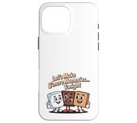 Let's Make S'more Memories Tonight Camper Funny Camping Coque pour iPhone 16 Pro Max