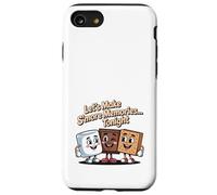 Let's Make S'more Memories Tonight Camper Funny Camping Coque pour iPhone SE (2020) / 7/8