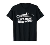 Let's Make Some Noise (Blanc Ancien) Trombonist, Trombone T-Shirt