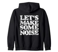 Let's Make Some Noise (Blanc Vintage) Sweat à Capuche