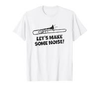 Let's Make Some Noise (Noir Ancien) Trombonist, Trombone T-Shirt