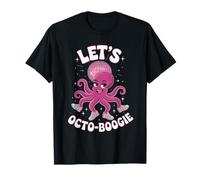 Lets Octo Boogie Retro Disco Octopus Dance Vibes T-Shirt