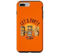 Let's Party Tiki Statue de Dessin animé pour Ceux Qui Aiment Tikis Coque pour iPhone 7 Plus/8 Plus