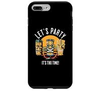 Let's Party Tiki Statue de Dessin animé pour Ceux Qui Aiment Tikis Coque pour iPhone 7 Plus/8 Plus