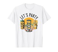 Let's Party Tiki Statue de Dessin animé pour Ceux Qui Aiment Tikis T-Shirt