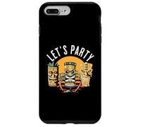 Let's Party Tiki Statue Dessins animés pour Ceux Qui Aiment Les Tikis Coque pour iPhone 7 Plus/8 Plus