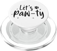 Let's Paw-TY Love Dogs Mom Birthday Dog Birthday Dog Boy Girl Pawty PopSockets PopGrip pour MagSafe
