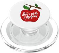 Let's Pick Apples Saison de cueillette des Pommes PopSockets PopGrip pour MagSafe