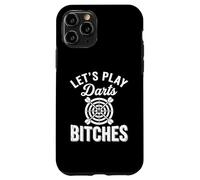 Let's Play Darts Bitches Funny Dart Player Throwing Darter Coque pour iPhone 11 Pro