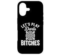 Let's Play Darts Bitches Funny Dart Player Throwing Darter Coque pour iPhone 17