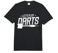 Let's Play Darts Loves Playing Darts Darter Bullseye Fléchettes Comfort Colors Adult Heavyweight T-Shirt