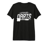 Let's Play Darts Loves Playing Darts Darter Bullseye Fléchettes T-Shirt Haut de Gamme