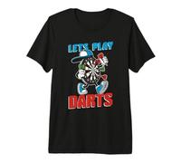 Lets Play Darts Loves Target Bullseye Target Sports T-Shirt Haut de Gamme