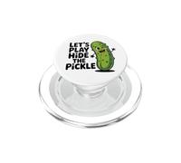 Let's Play Hide The Pickle Funny Adult Inuendo Jeu de Mots drôle PopSockets PopGrip pour MagSafe