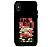 Let's Put The Fun in Fungi Coque pour iPhone X/XS