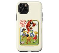 Lets Raise Hell Demon Retro Vintage Funny Adult Humor Coque pour iPhone 11 Pro