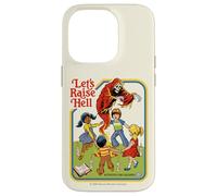 Lets Raise Hell Demon Retro Vintage Funny Adult Humor Coque pour iPhone 14 Pro