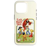 Lets Raise Hell Demon Retro Vintage Funny Adult Humor Coque pour iPhone 16 Pro