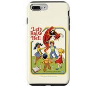 Lets Raise Hell Demon Retro Vintage Funny Adult Humor Coque pour iPhone 7 Plus/8 Plus