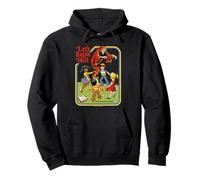 Lets Raise Hell Demon Retro Vintage Funny Adult Humor Sweat à Capuche
