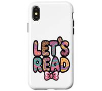 Lets Read Enseignant d'alphabétisation pour Enfants Coque pour iPhone X/XS